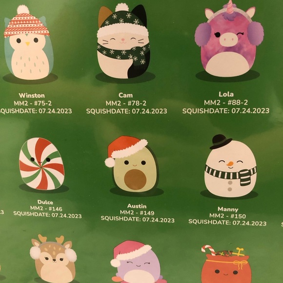 Squishmallows Advent Calendar 3 MYSTERY PULLS Brand New - Picture 4 of 5